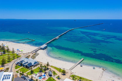 Busselton Jetty Western Australia Aerial View Wall Art Decor 100% Australian Made