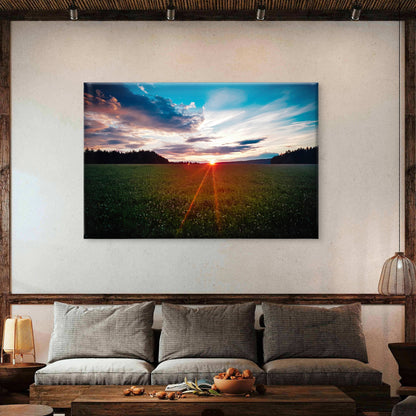Lake Sunset Reflection Nature Wall Art Decor 100% Australian Made - Bella Home Decor