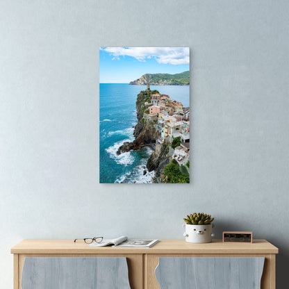 Vernazza Italy Cinque Terre 40x60cm Metal Print Ready to Hang - Bella Home Decor
