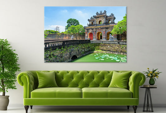 East Gate view of Hue Citadel Wall Art Decor 100% Australian Made