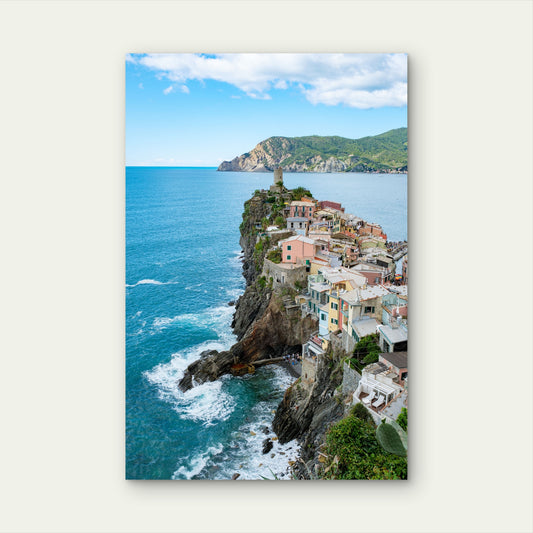 Vernazza Italy Cinque Terre 60x90cm Metal Print Ready to Hang