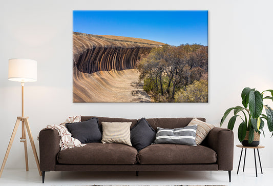 Wave Rock Western Australia Hyden Wall Art Decor 100% Australian Made