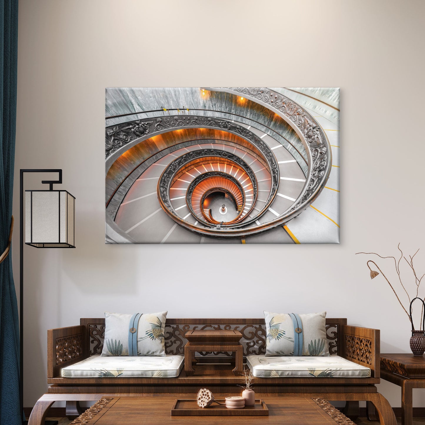 Bramante Staircase Vatican Spiral Staircase Wall Art Decor 100% Australian Made - Bella Home Decor