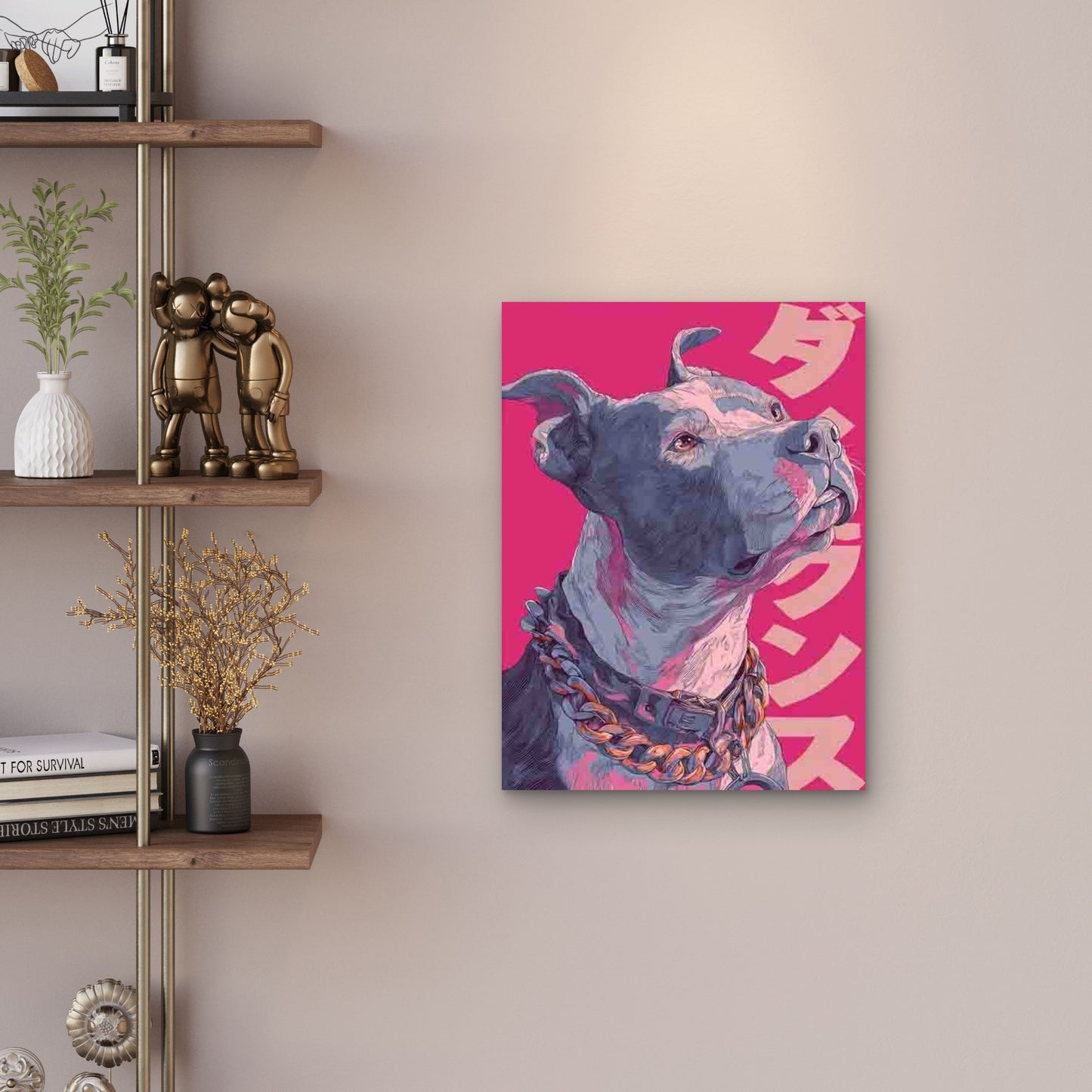 All Guests Must Be Approved by the Dogs 60x90cm Metal Print Ready to Hang