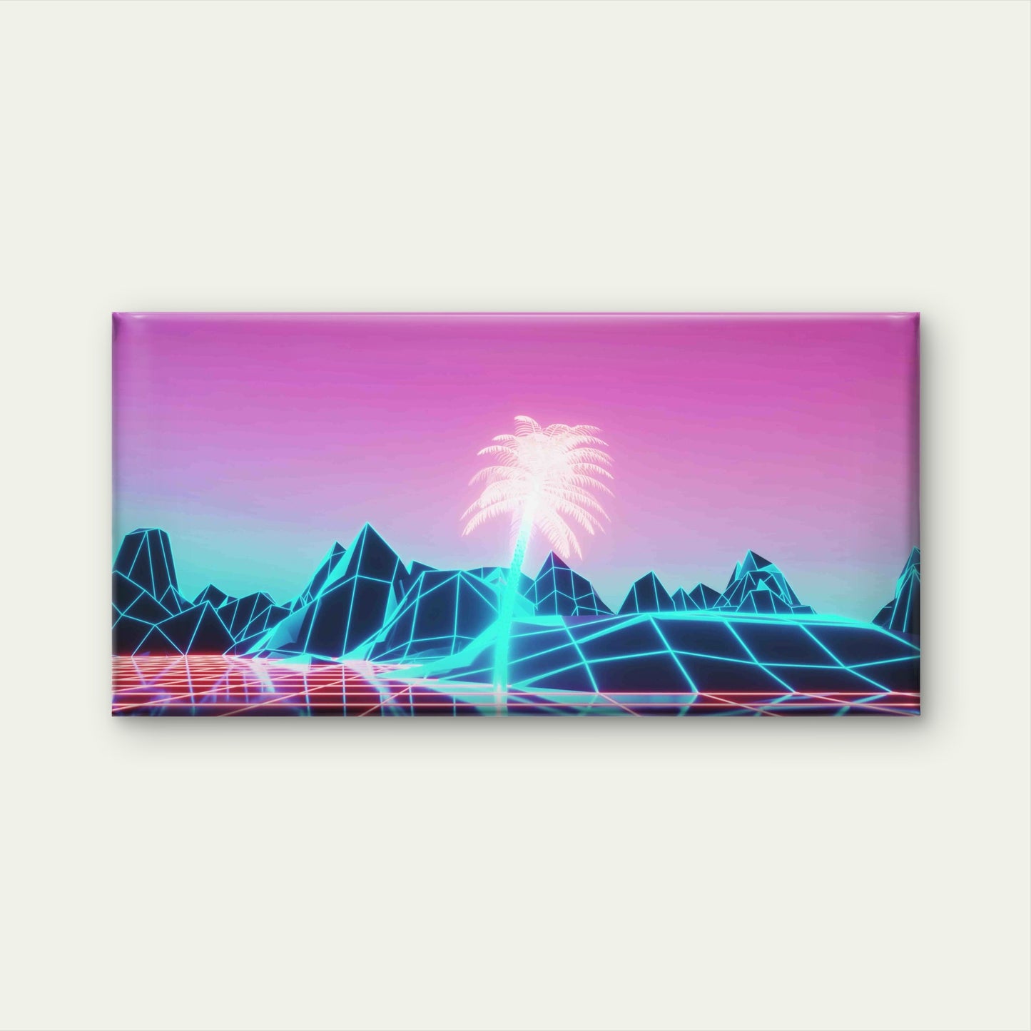 Electro Music Intro Wall Art Canvas Office Home Room Framed 120x60cm - Bella Home Decor