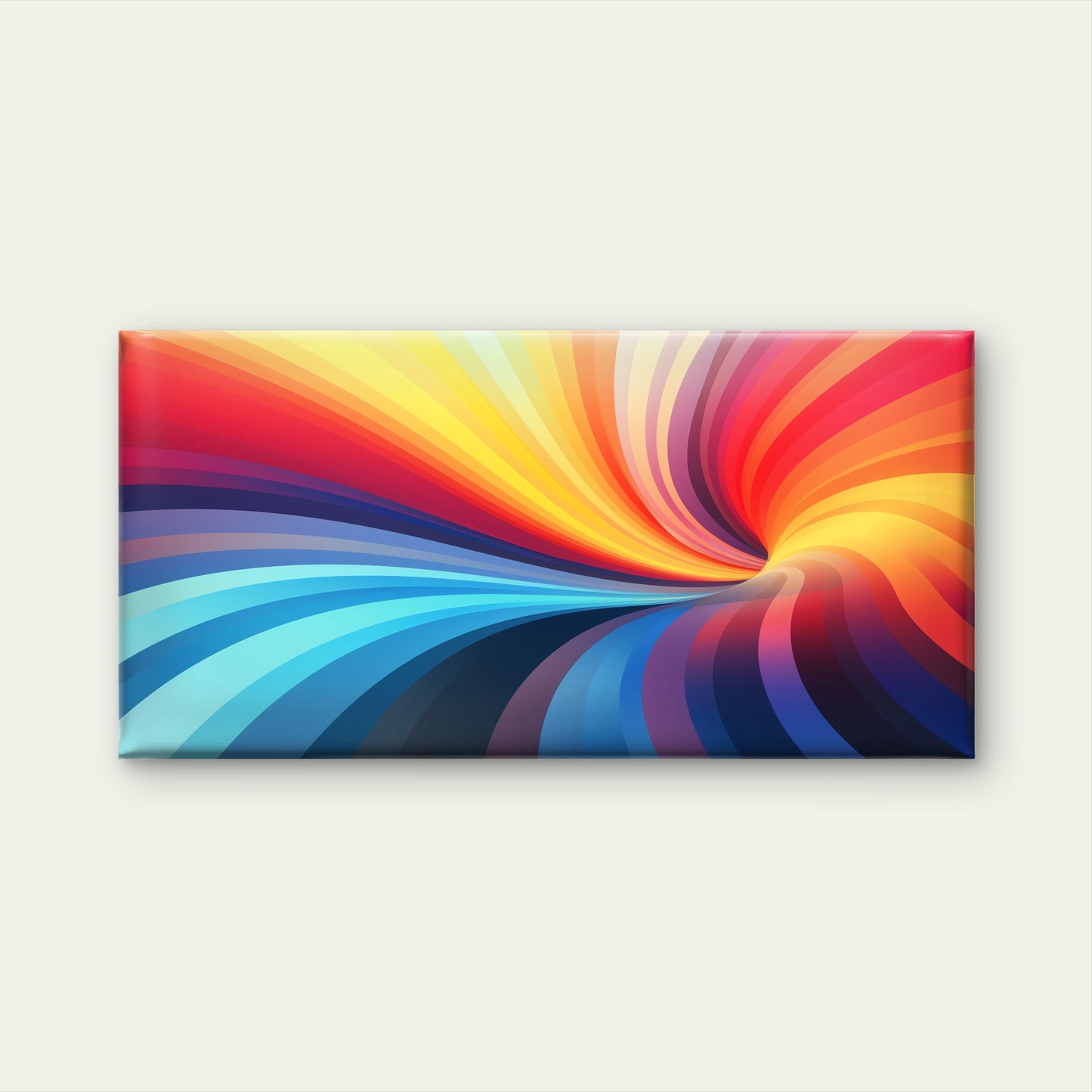 Colorful abstract swirl Decor Wall Art Canvas Office Home Room Framed 120x60cm