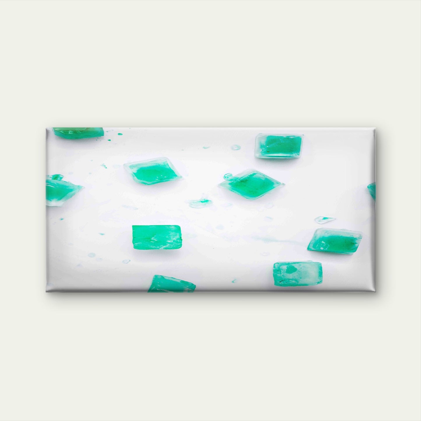 Flavored Ice Cubes Wall Art Canvas Office Home Room Framed 120x60cm
