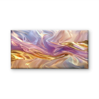 Ethereal Lavender Satin Wall Art Canvas Office Home Room Framed 120x60cm