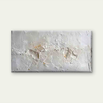 Modern White Texture Neutral Wall Art Canvas Office Home Room Framed 120x60cm - Bella Home Decor