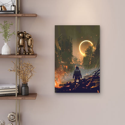 Sun Of The Destruction Metal Print Ready to Hang