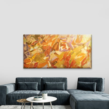 Abstract with Colorful Brush Wall Art Canvas Office Home Room Framed 120x60cm - Bella Home Decor