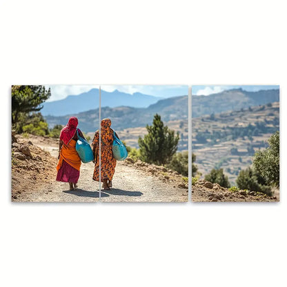 3pcs Eritrea African Wall Art Prints Metal Print Ready to Hang Art