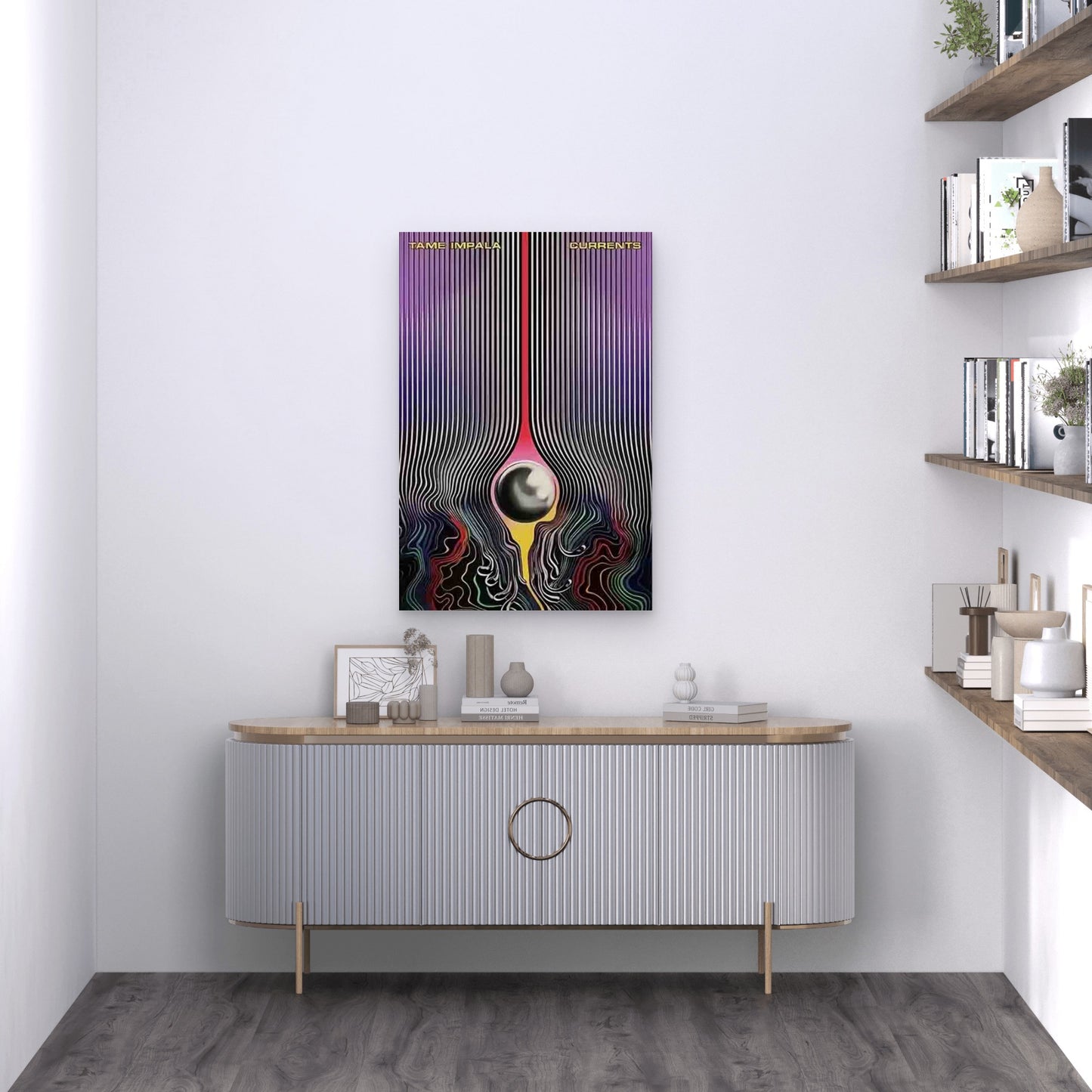 Tame Impala Currents Album 60x90cm Metal Print Ready to Hang