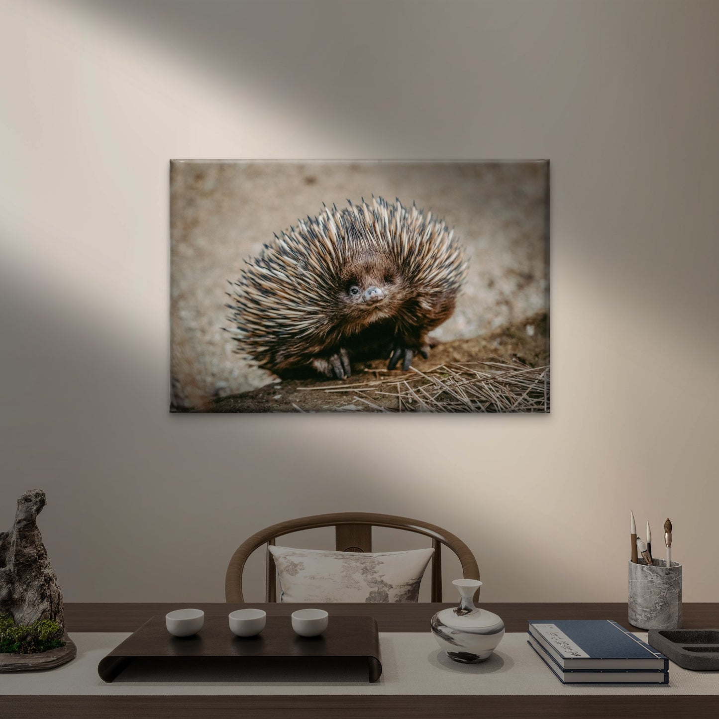 Echidna Australia Wild Bush Wall Art Decor 100% Australian Made