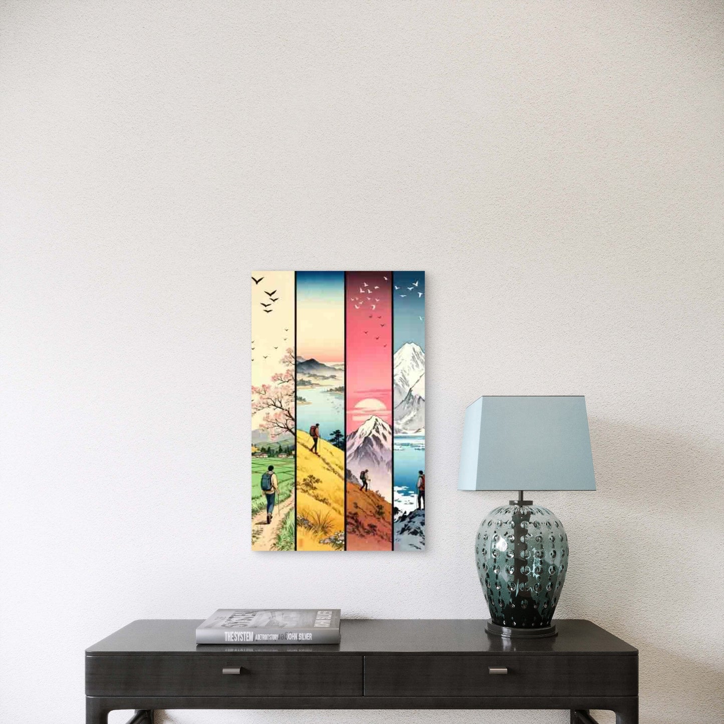 Vibrant Landscape & Scene Metal 40x60cm Print Ready to Hang - Bella Home Decor