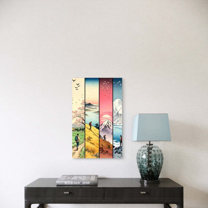 Vibrant Landscape & Scene Metal 40x60cm Print Ready to Hang - Bella Home Decor