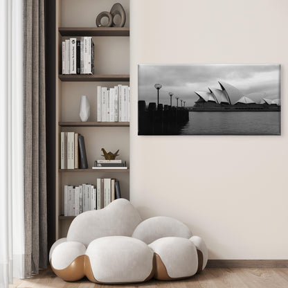 Sydney Opera House Australia Wall Art Canvas Office Home Room Framed 120x60cm