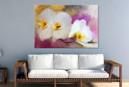 Impressionist Orchids Modern Art Wall Art Decor 100% Australian Made