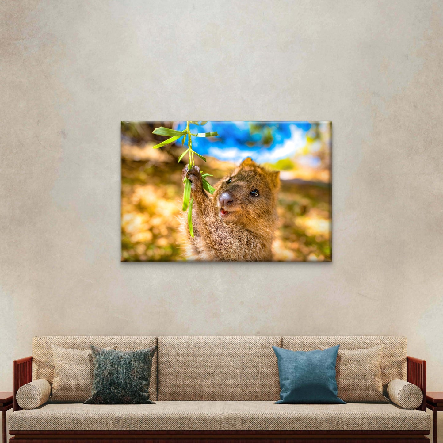 Quokka Rottnest Island Perth Western Australia Wall Art Decor 100% Australian Made