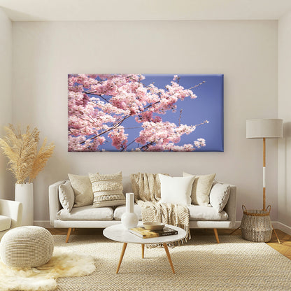 Japan in Spring Sakura Wall Art Canvas Office Home Room Framed 120x60cm