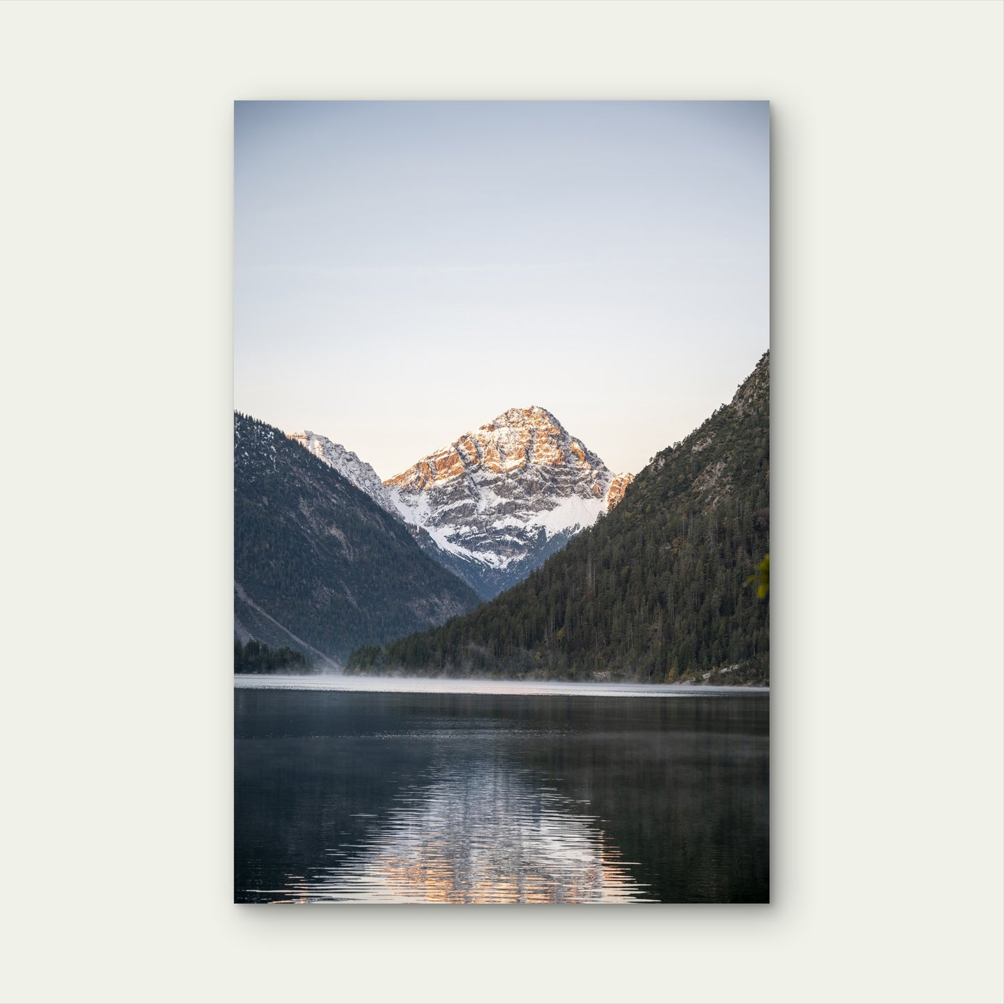 Beautiful Mountainous Landscape Austria 40x60cm Metal Print Ready to Hang