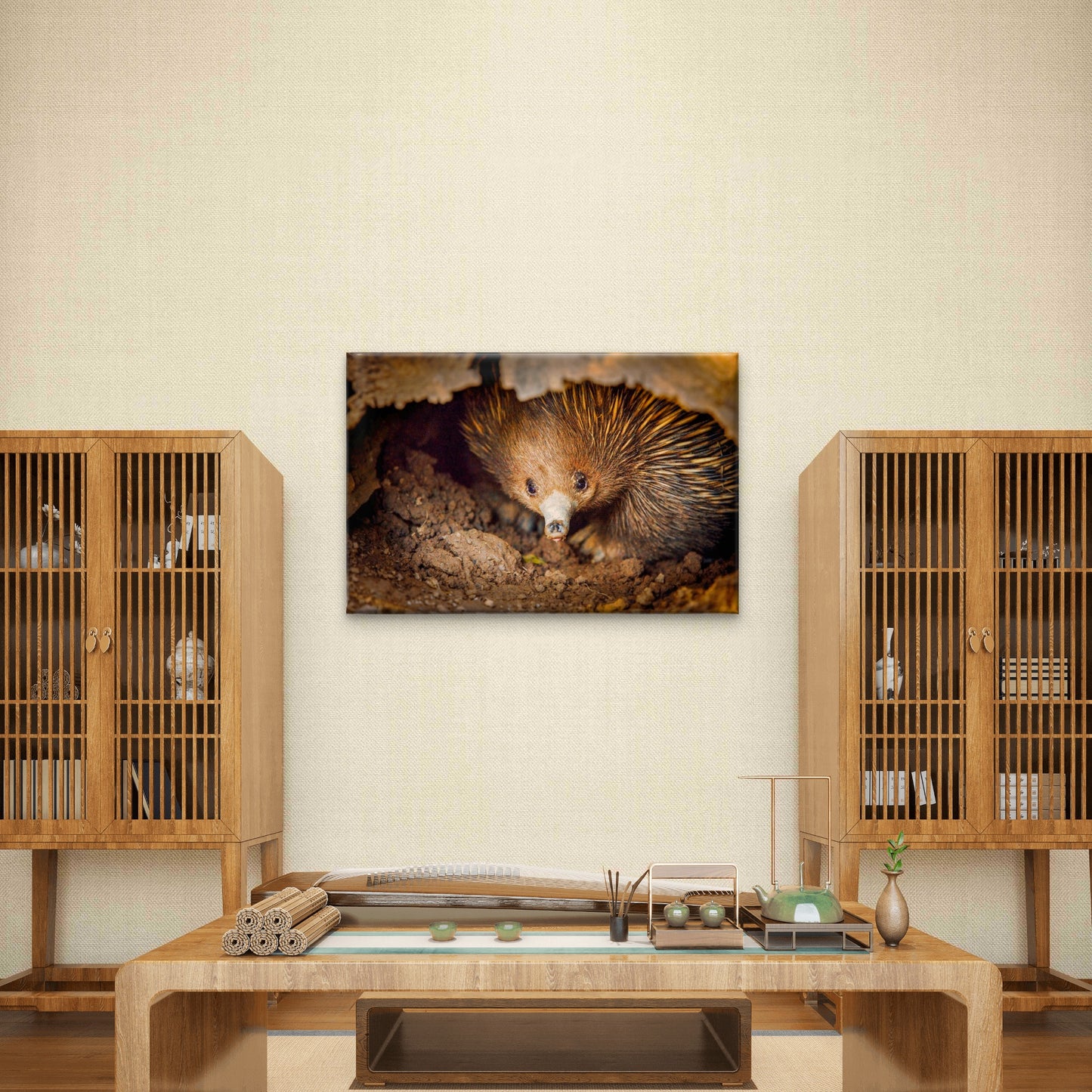 Short-Beaked Echidna Australia Wall Art Decor 100% Australian Made