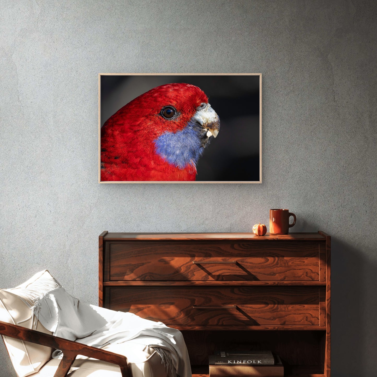 Crimson Rosella Canberra ACT Wall Art Decor 100% Australian Made