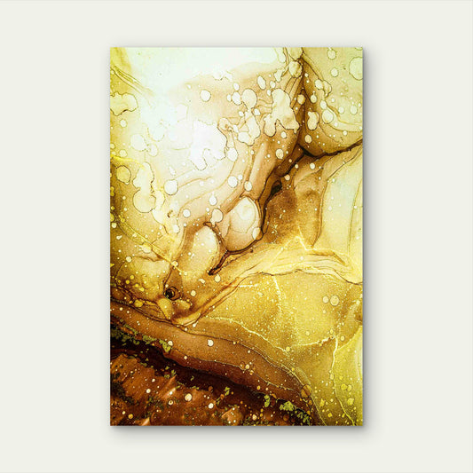 Abstract Bright Shiny Color Fluid 40x60cm Metal Print Ready to Hang