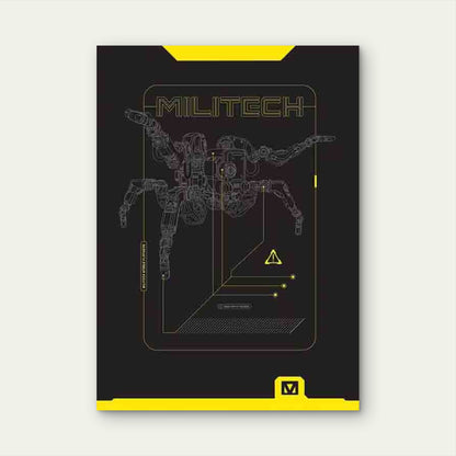 Robotic Spider Artwork 60x90cm Metal Print Ready to Hang - Bella Home Decor