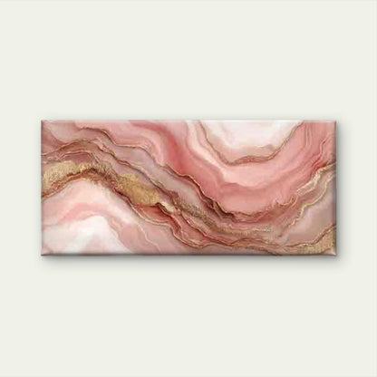 Pink Marble Pattern Wall Art Canvas Office Home Room Framed 120x60cm