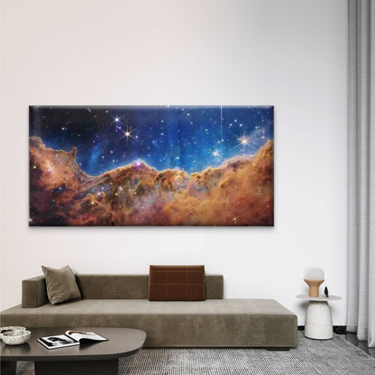 Nebula Starscape Wall Art Canvas Office Home Room Framed 120x60cm