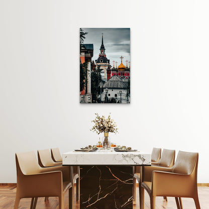 Moscow Russia Orthodox Church 40x60cm Metal Print Ready to Hang