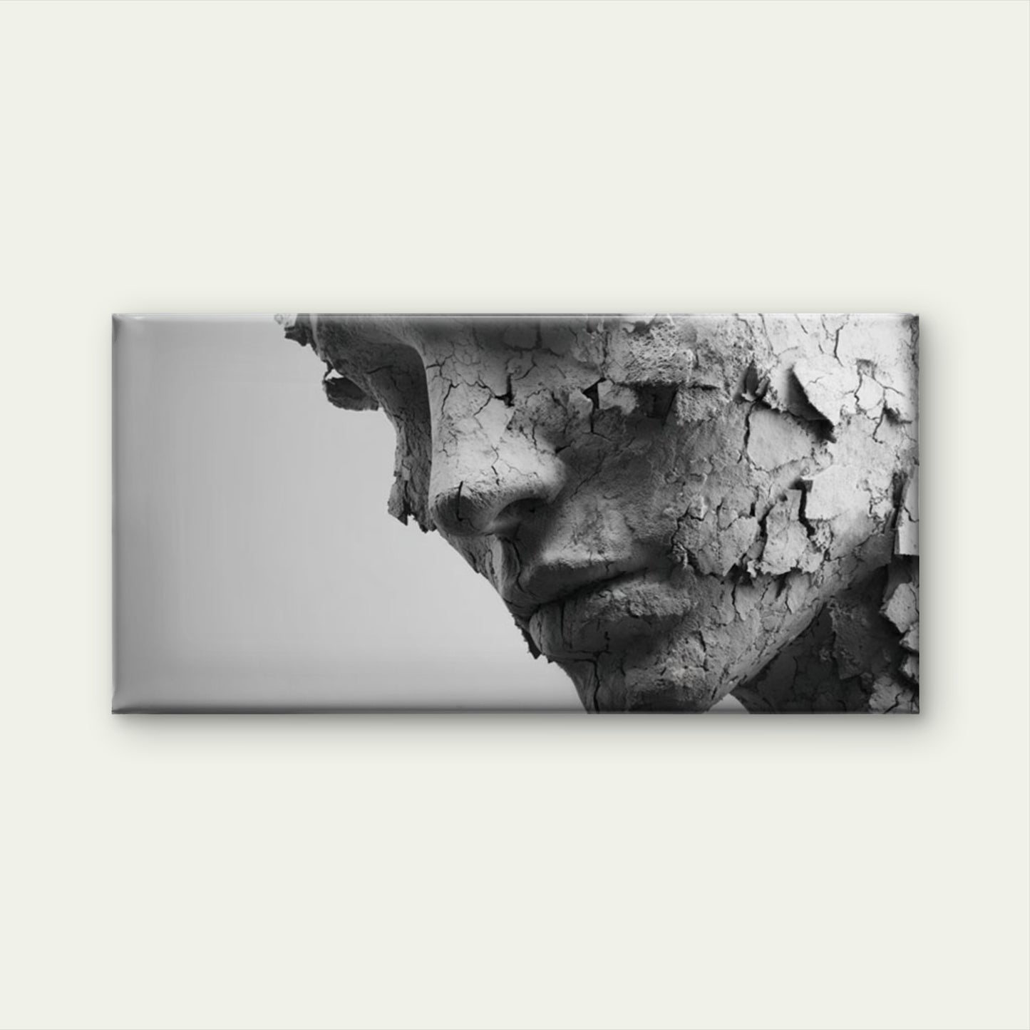 Spooky Mask Canvas Paintings Wall Art Canvas Office Home Room Framed 120x60cm