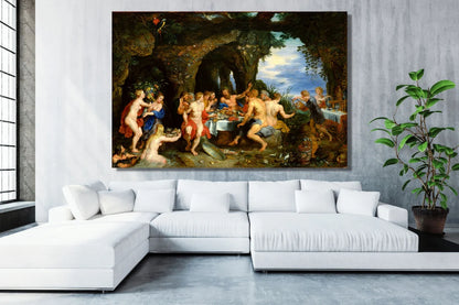 Peter Paul Rubens, The Feast UV Direct Aluminum Print Australian Made Quality