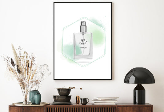 Perfume Bottle & Heptagon Design Home Decor Premium Quality Poster Print Choose Your Sizes