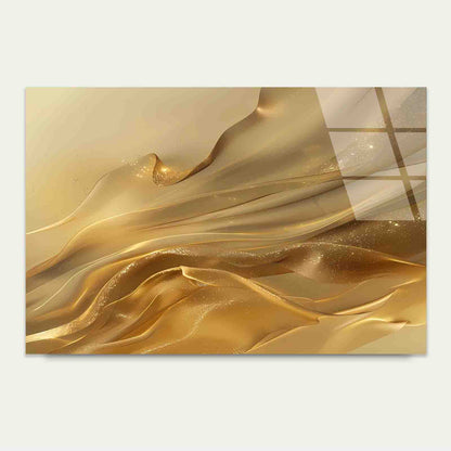 Elegant Metallic Satin Tempered Glass Printing Wall Art Australian Made Quality