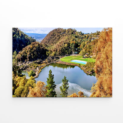 Cataract Gorge Reserve Panoramic View Tasmania Wall Art Decor 100% Australian Made