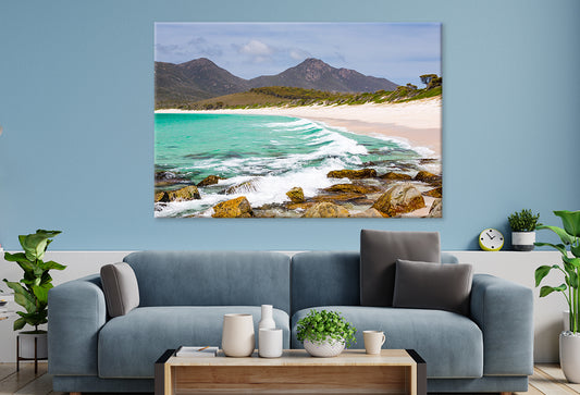 Wineglass Bay Tasmania Beach Wall Art Decor 100% Australian Made