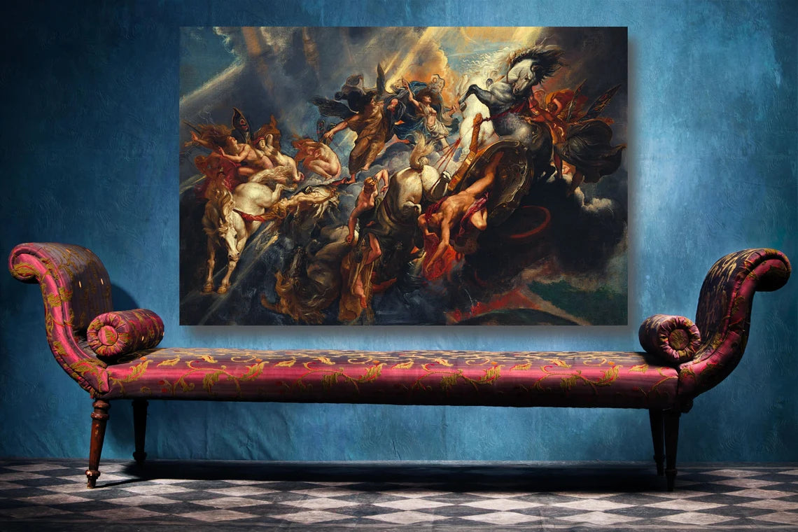 The Fall Of Phaeton UV Direct Aluminum Print Australian Made Quality