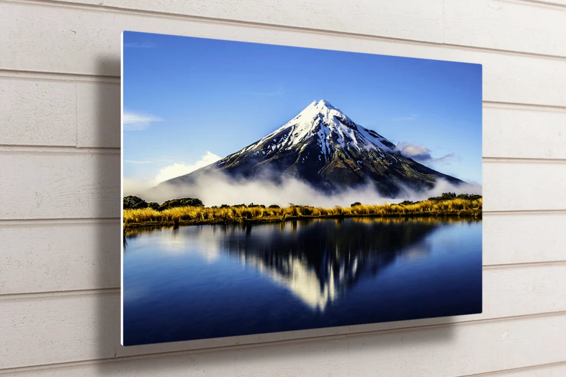 Mount Taranaki New Zealand UV Direct Aluminum Print Australian Made Quality