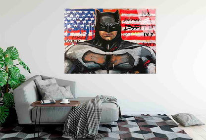 Gritty Urban Flag Tempered Glass Printing Wall Art Australian Made Quality - Bella Home Decor