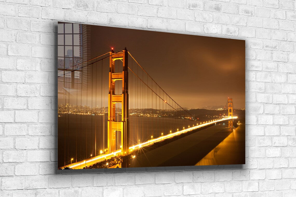 Golden Gate Bridge UV Direct Aluminum Print Australian Made Quality