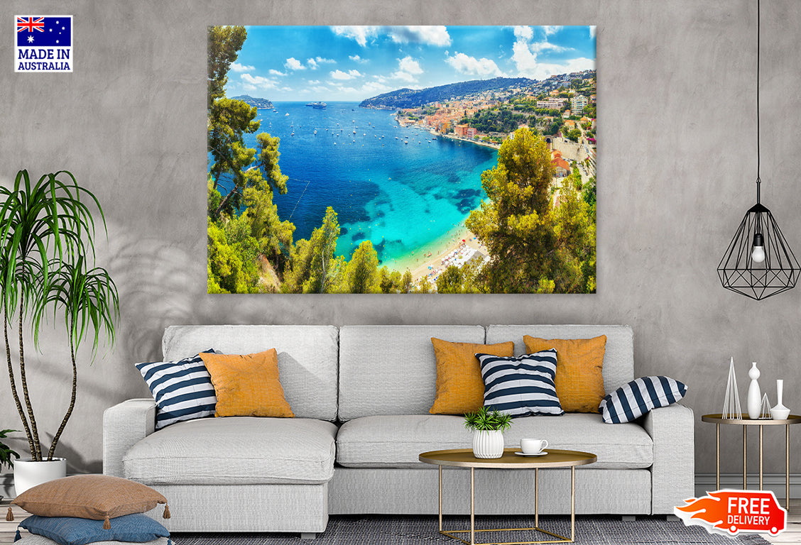 South coast of France Europe Print 100% Australian Made