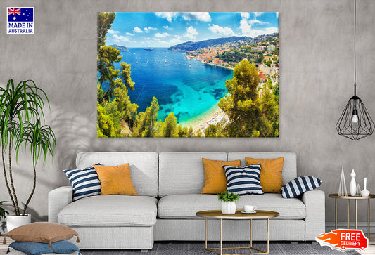 South coast of France Europe Print 100% Australian Made