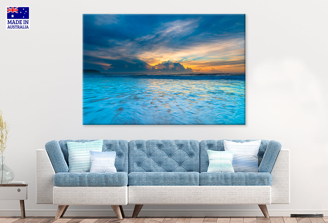 Sunrise Seascape from Killcare Beach Australia Wall Art Decor 100% Australian Made