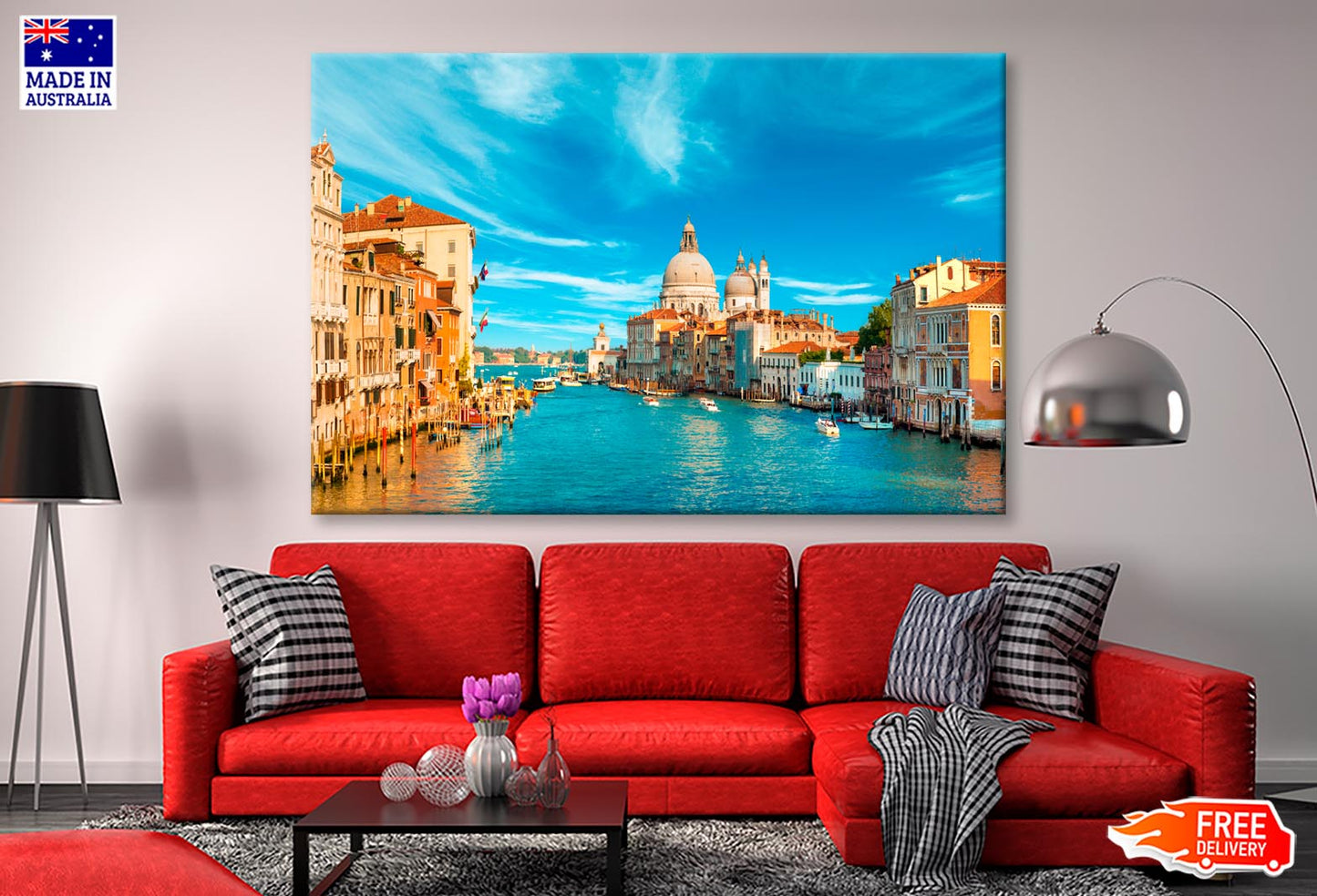 Gorgeous View of The Grand Canal, Venice, Italy Wall Art Decor 100% Australian Made - Bella Home Decor