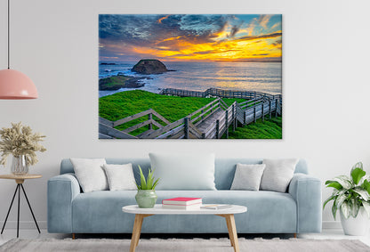 Phillip Island Victoria Sunset Timber Walkway Wall Art Decor 100% Australian Made