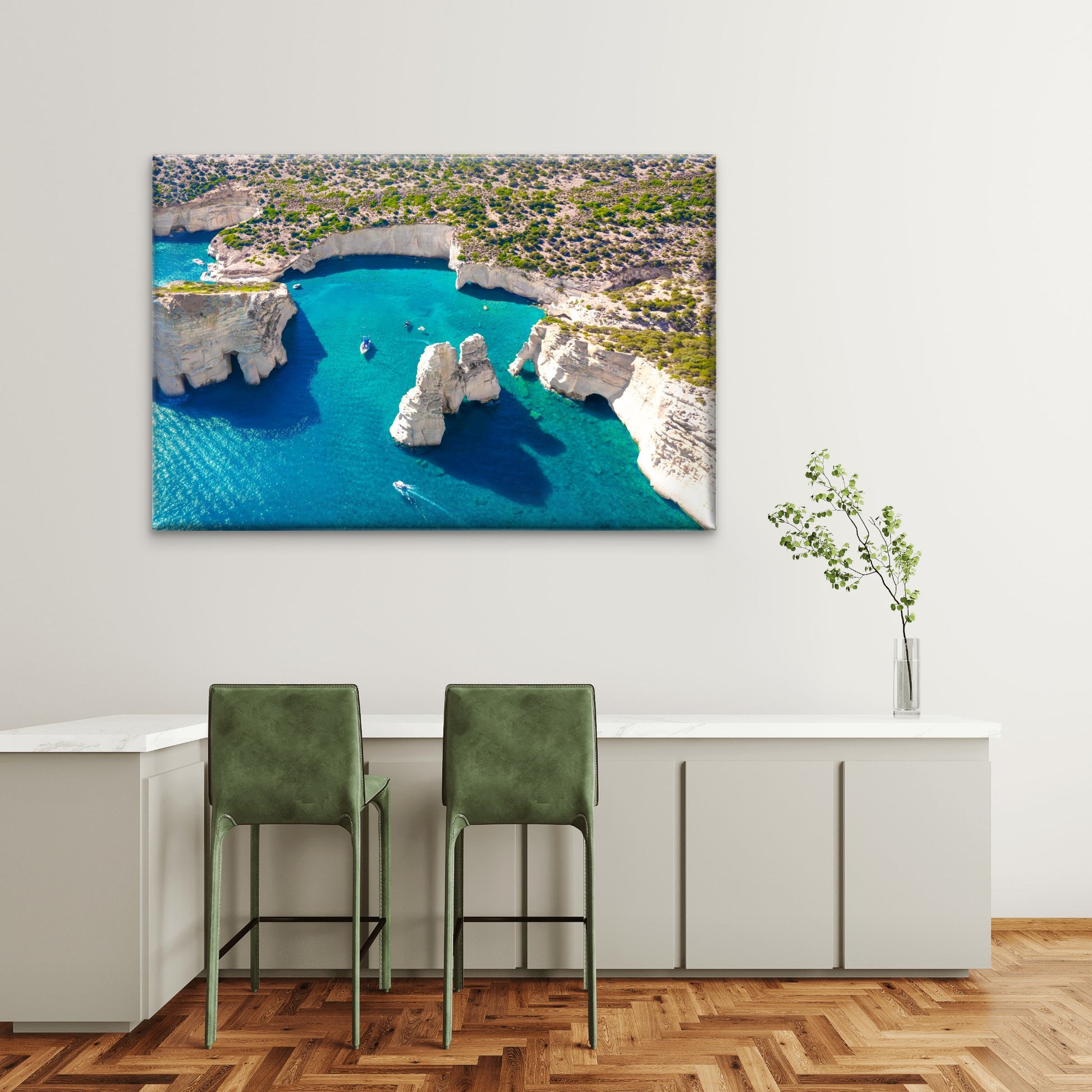 Kleftiko Bay Milos Island Greece Wall Art Decor 100% Australian Made - Bella Home Decor
