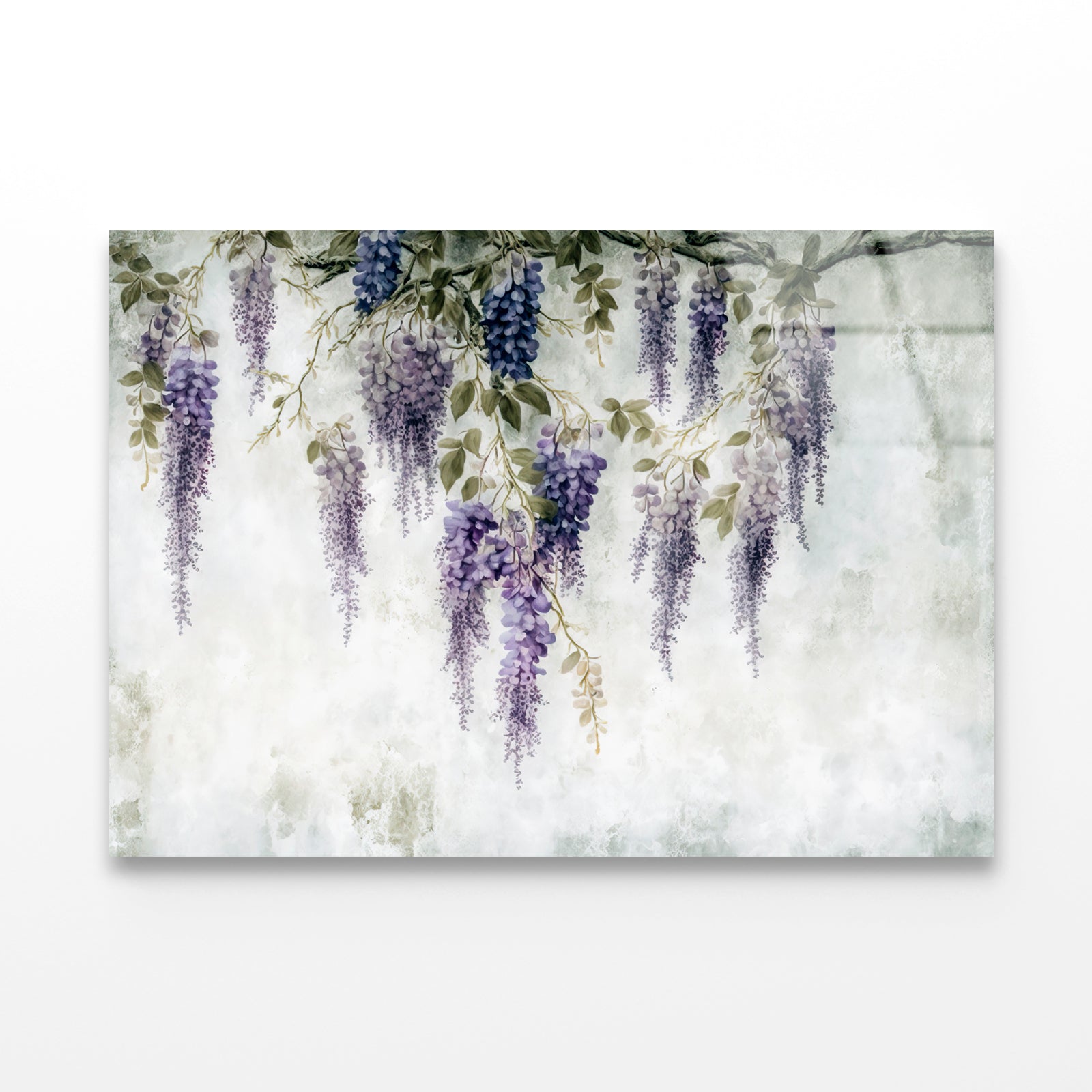 Close-Up of Purple Color Flowers Acrylic Glass Print Tempered Glass Wall Art 100% Made in Australia Ready to Hang - Bella Home Decor