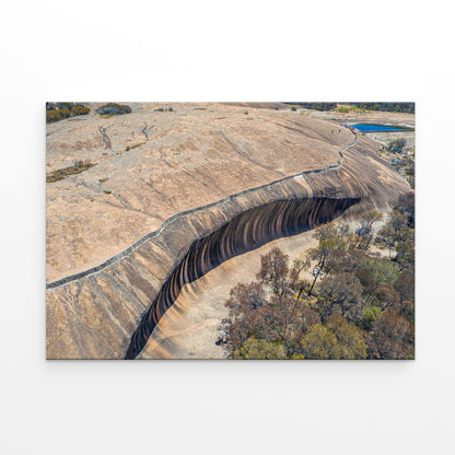 Wave Rock Western Australia Scenic Wall Art Decor 100% Australian Made